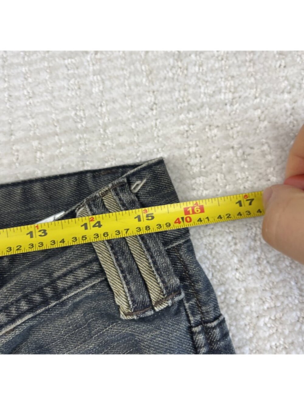 Y2K Projek Raw Spirito Fresco Blue Denim Jeans Men Sz 30 Grunge Alt Bootcut - Picture 6 of 11